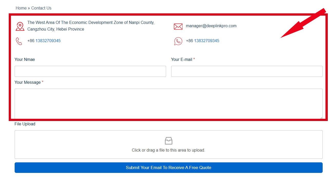 Step 1: Contact Us and Submit Basic Requirements