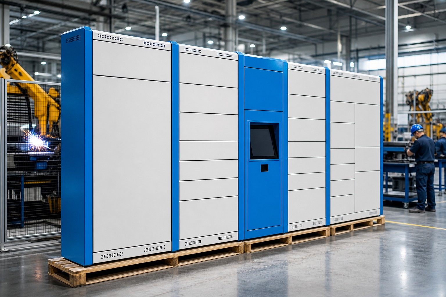 Custom Sheet Metal Enclosures for Smart Parcel Lockers Case Study | DeepLink
