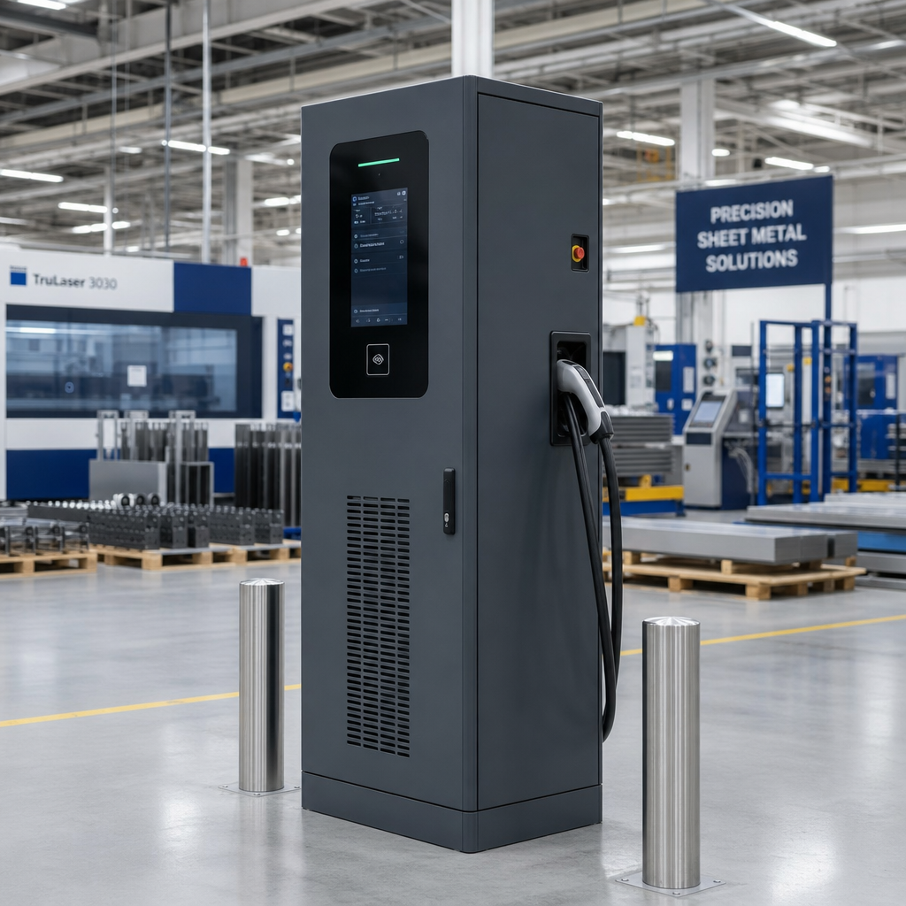 Case Study: IP65 Weatherproof Metal Enclosures for Outdoor EV Charging Stations
