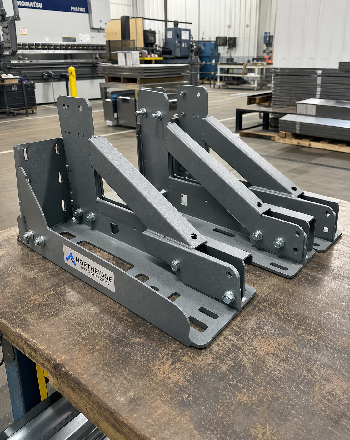 Case Study: Heavy-Duty Seismic Roof Mounting Brackets for Commercial HVAC Systems